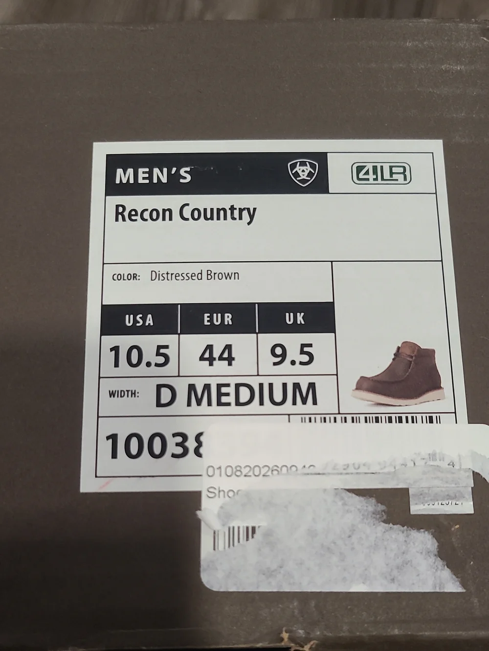 Ariat full grain